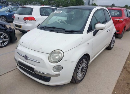Fiat 500 white - fiat, pop