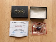 Titanic Coal With Certificate