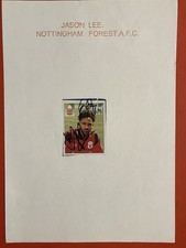 Jason Lee / Nottingham Forest Fc Sighed Sticker