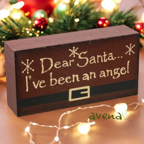 Festive christmas word block - christmas,