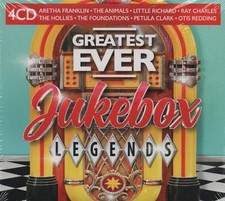 GREATEST EVER JUKEBOX LEGENDS - HOLLIES MARCELS DRIFTERS - 4 CDS - NEW & SEALED!