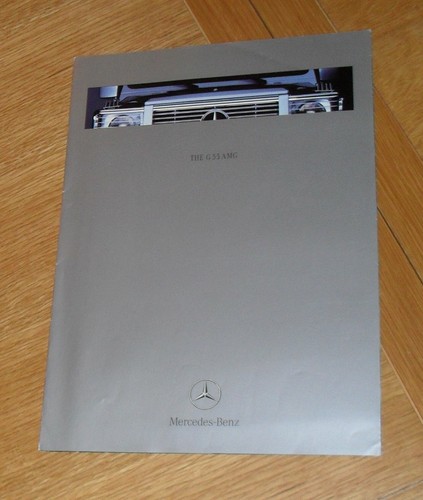 Mercedes g55 amg brochure - mercedes,