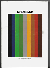 Chrysler & Simca Colour, Trim