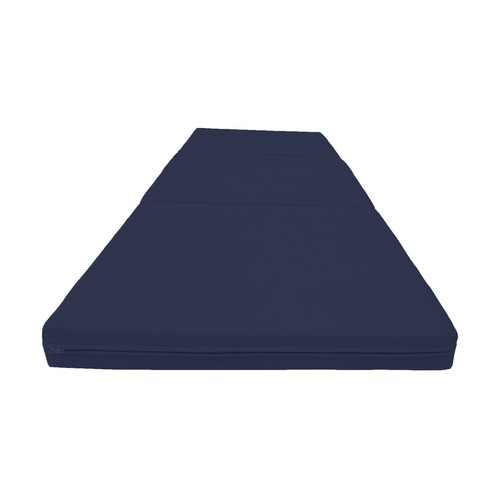 Navy trifold foam - navy, bed