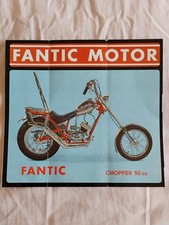 Fantic Motor Chopper 50cc sports moped UK  brochure leaflet Barron Eurotrade Ltd