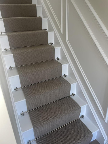 Set stair carpet rods - 13,,
