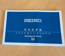 Seiko Instructions Booklet