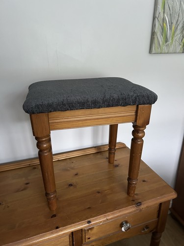 Dressing table stool grey - dressing,