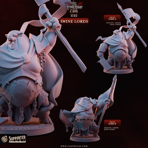 Pigmen swine lords fantasy - pigmen,
