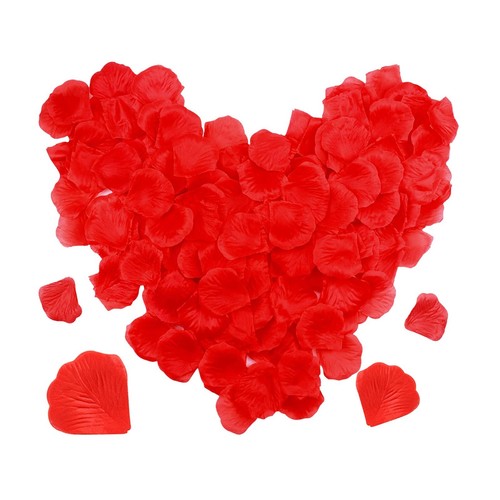 Red rose petals flower - red,