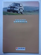 SUZUKI GRAND VITARA V6 2.5 orig 1998 UK Mkt Sales Brochure