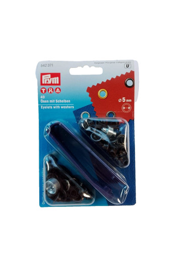 Prym black eyelets - prym,