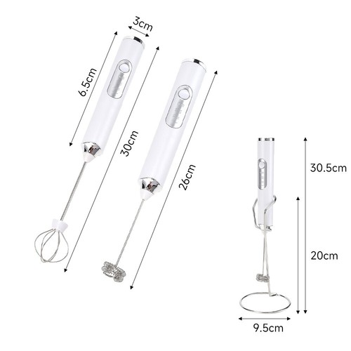 Handheld milk frother whisk - milk,
