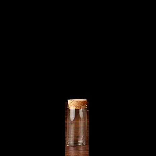 Glass test tubes - test, cork