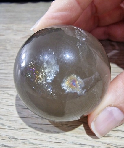 Smoky quartz crystal sphere - crystal,
