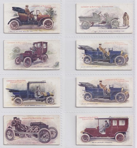 Cigarette cards motors - -,