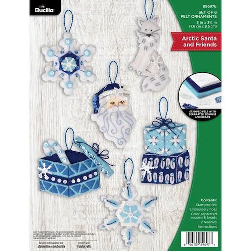 Bucilla felt ornaments - felt,