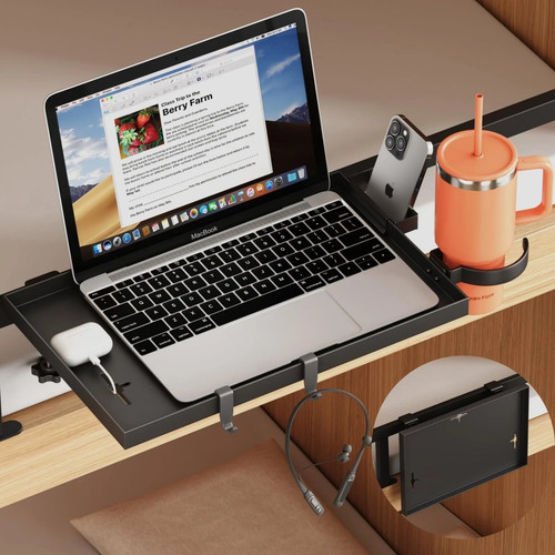 Magheo black bedside shelf - bedside,