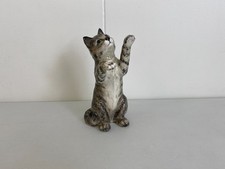 Beswick Grey Tabby Swiss Roll Cat On Hind Legs 1883