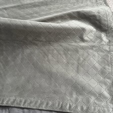 Christmas Grey Table Runner Velour Velvet Excellent Condition