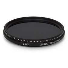 Variable ND Filter Adjustable ND2 to ND400 Neutral Density Hard Coating