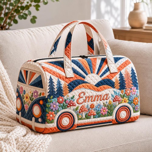 Custom camper duffel bag - camper,