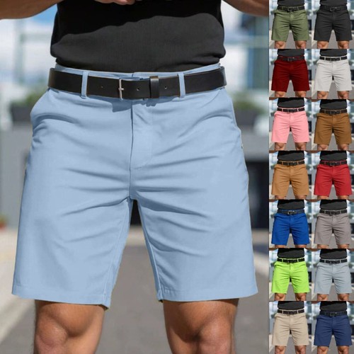 Mens chino shorts - mens, slim