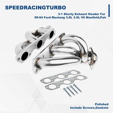 2Pcs 3-1 Stainless Exhaust