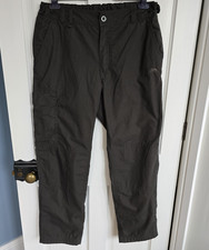 Trespass Men's Outdoor Trousers Clifton Thermal Olive Brown DWR M Medium-Leg 31"