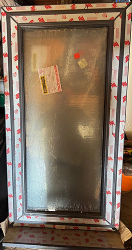 Double glazed frosted open up - double,
