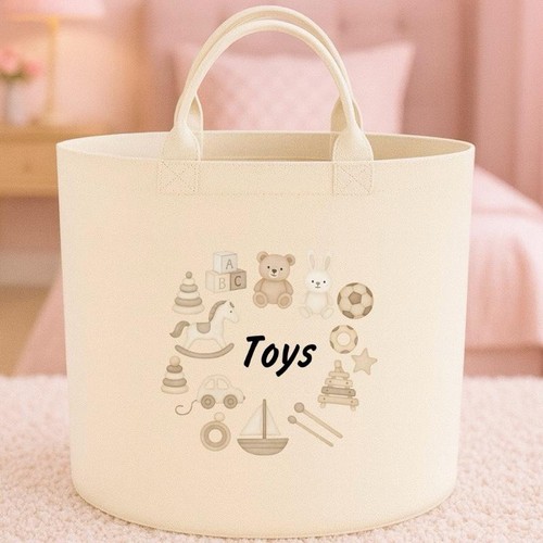 Personalised toy basket