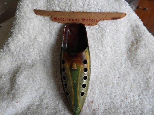 Antique toy boat - pop, pop