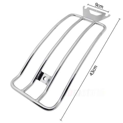 Steel rear fender rack - steel, luggage