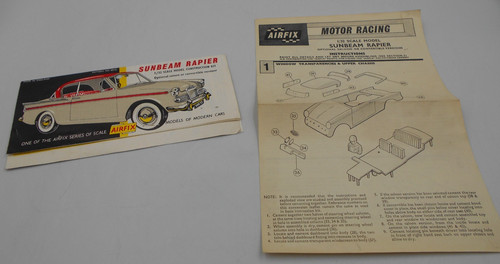 Airfix sunbeam rapier hang - rapier,