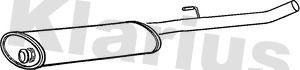 Centre muffler fits - centre, citroen