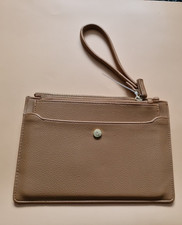 Steve Madden Wristlet Wallet In Beige New