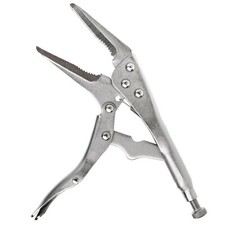 HUAQI 9" Long Nose Mole Grip Locking Vice Grip Pliers Self Locking Adjustable