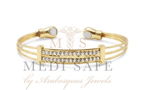Ladies magnetic gold copper - ladies,