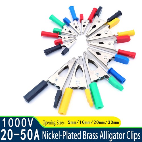 Insulated crocodile clips - insulated,