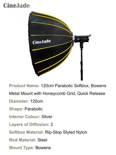Cinejade 120cm parabolic - 120cm,