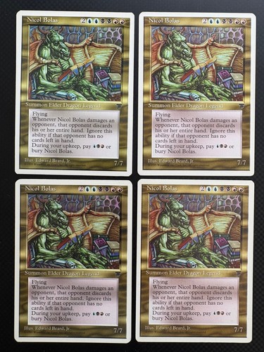 Mtg nicol bolas - mtg, 4x
