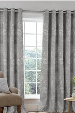 laura ashley blackout curtains EYELET Steel Grey 228cmdrop183cm