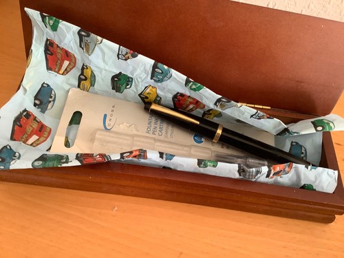Cross fountain pen gold - fountain,