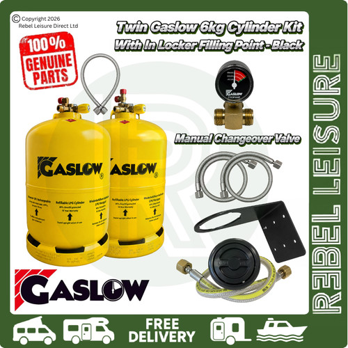 Twin gaslow 6kg cylinder kit - gaslow,