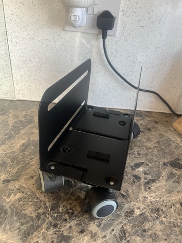 Black metal cpu stand - metal,