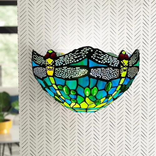 Tiffany green dragonfly - tiffany,