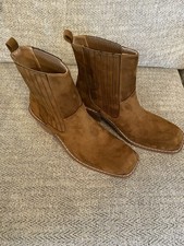 Very Western Style Square Toe Ankle Cowboy Boots UK Size 8