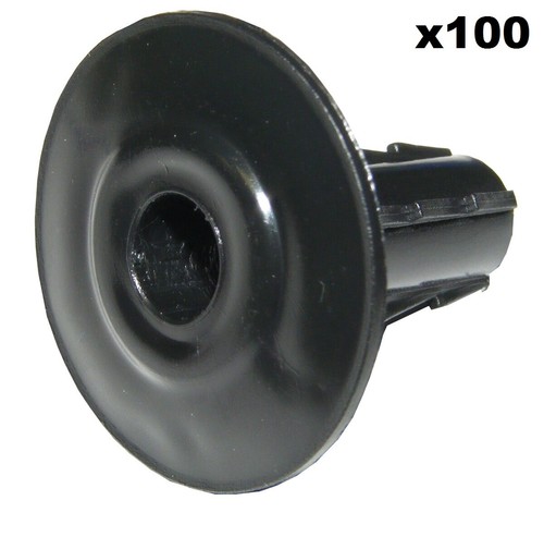 100x 8mm black - black, cable