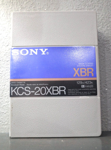 Sony kcs 20xbr umatic - sony, kcs-20xbr