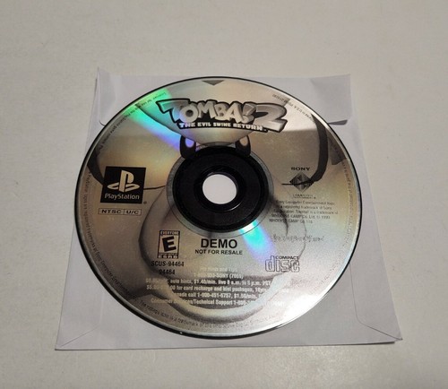 Tomba demo disc cd - tomba!,